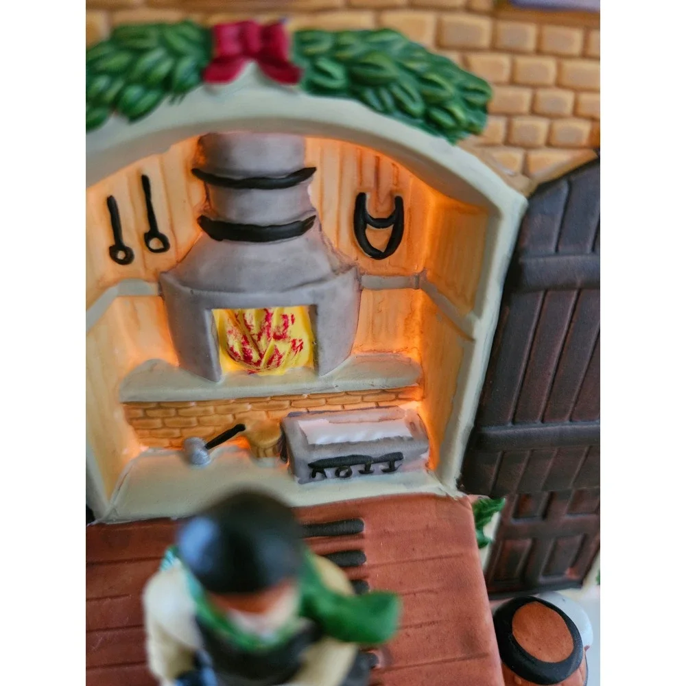 Carole Towne Collection Lemax The Carriage Maker 2002 Lighted Christmas Village